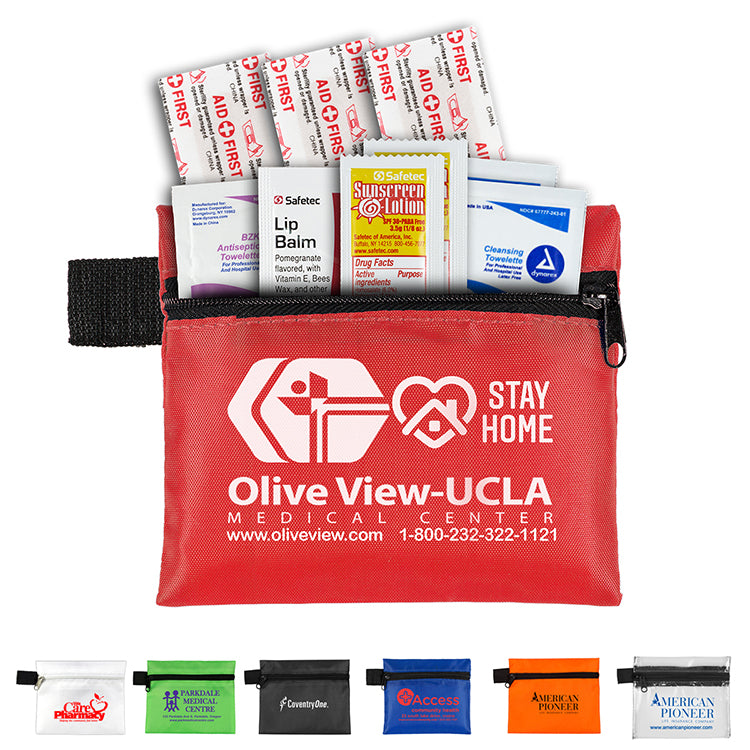 5220-White "PARIS 10" 10 Piece First Aid Kit