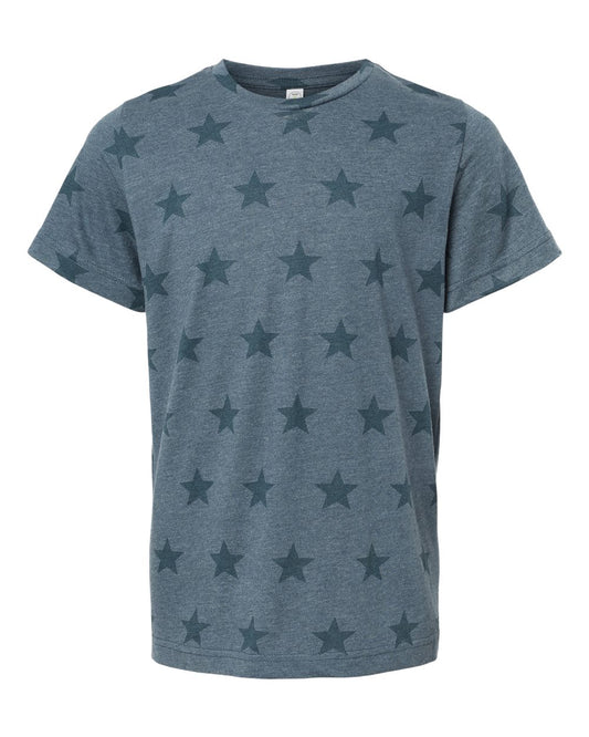 Youth Star Print Tee - 2229