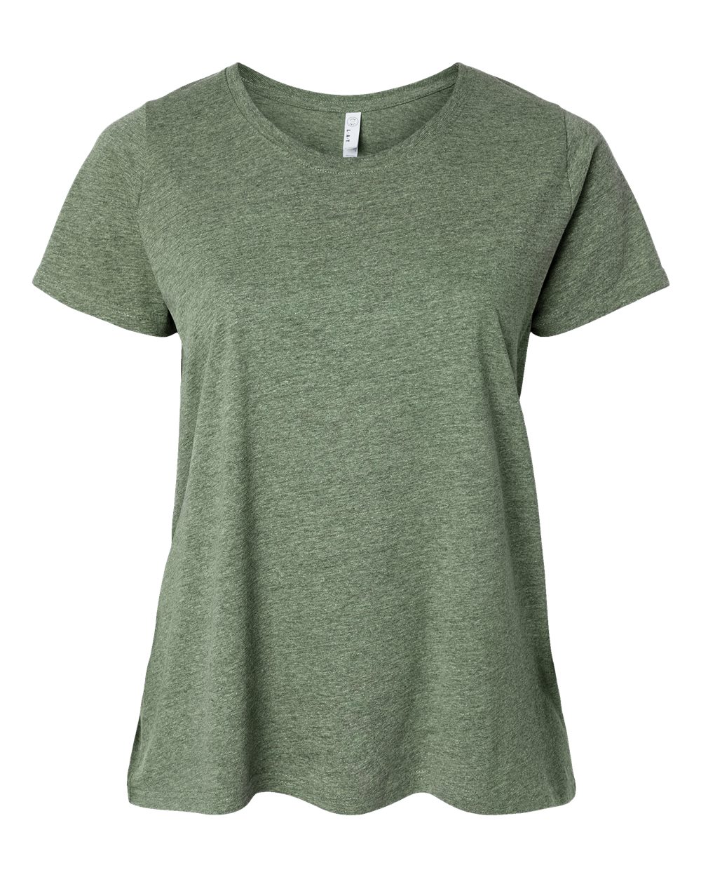 Women's Curvy Collection Fine Jersey Tee - 3816