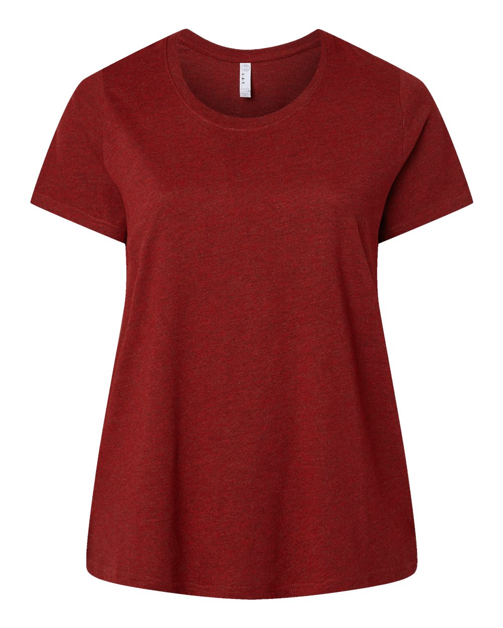 Women's Curvy Collection Fine Jersey Tee - 3816