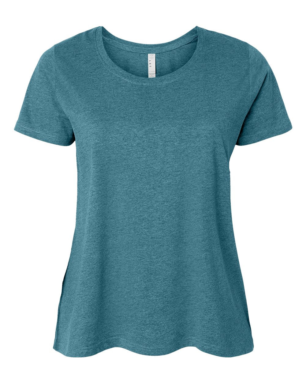 Women's Curvy Collection Fine Jersey Tee - 3816