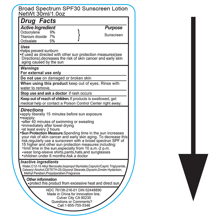 “Sunny Day” 1 oz Broad Spectrum SPF 30 Sunscreen Lotion in Solid White Carabiner Tottle