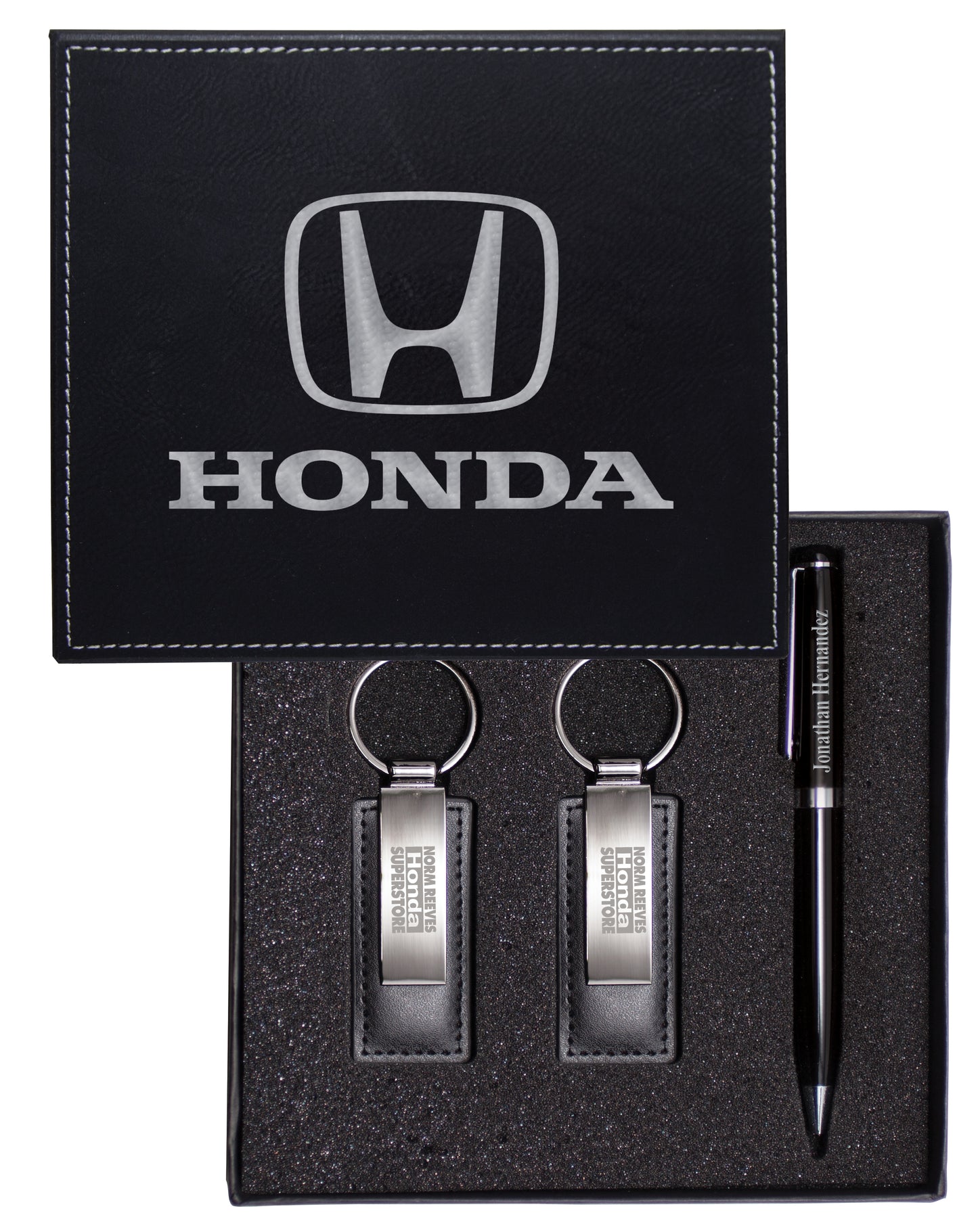 His and Hers Keychain With Pen