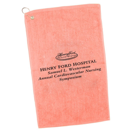 Yellow Colored Hand Towel Hemmed