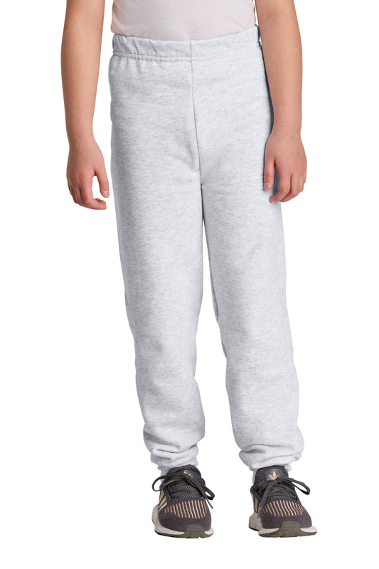 Front View of Ash Jerzees Youth NuBlend Sweatpant 973B - S