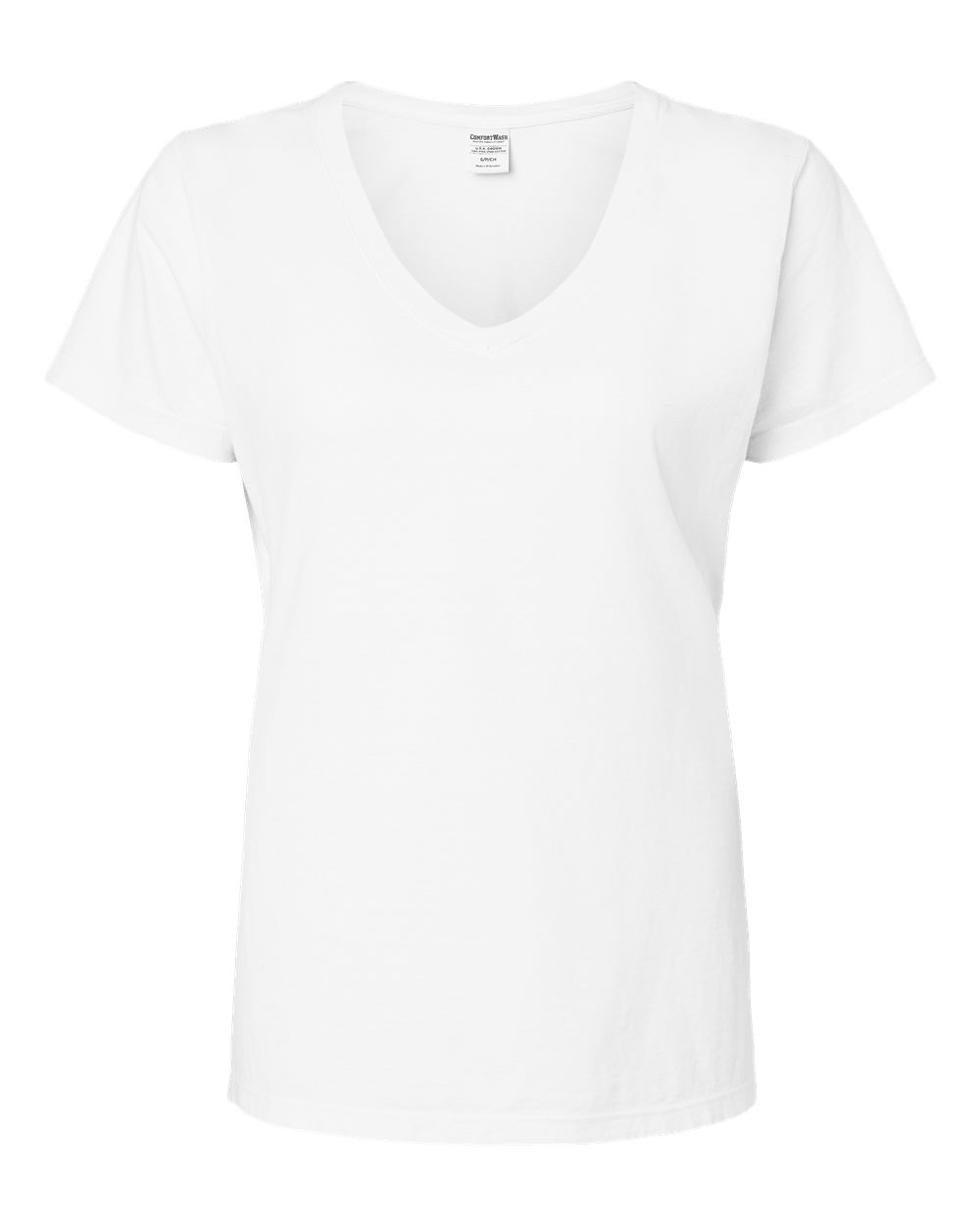 Women's Garment-Dyed V-Neck T-Shirt - GDH125