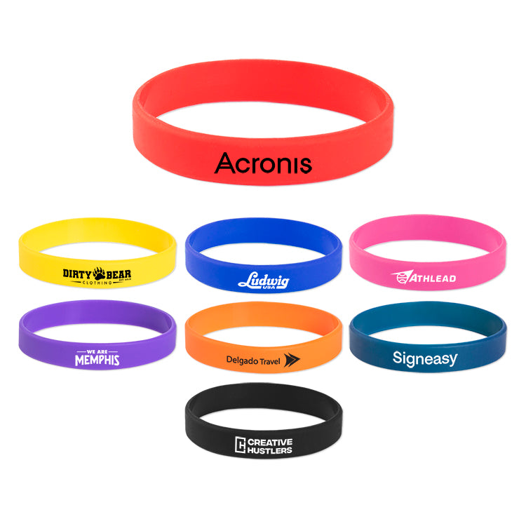 Red Silicone Band Bracelet