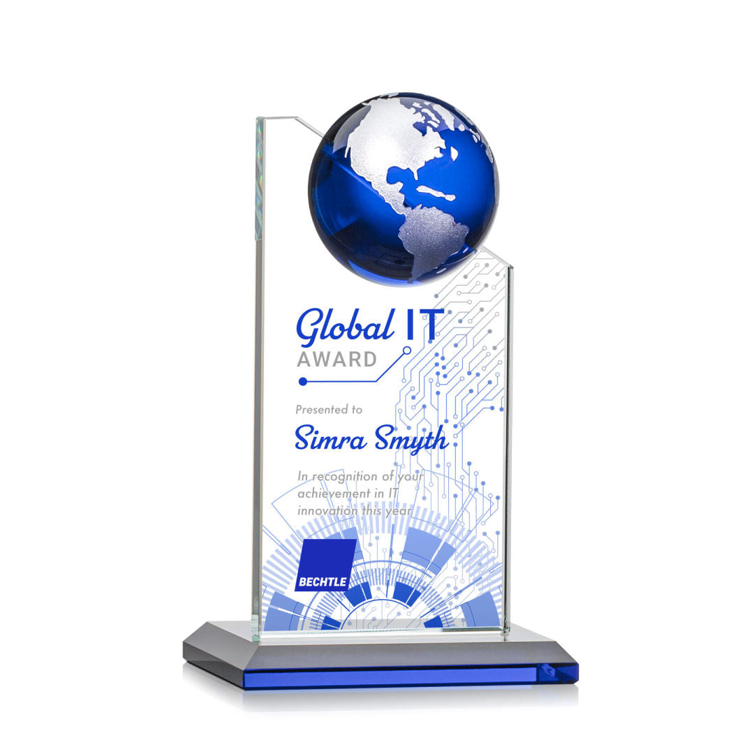 Arden VividPrint™ Award - Blue/Silver