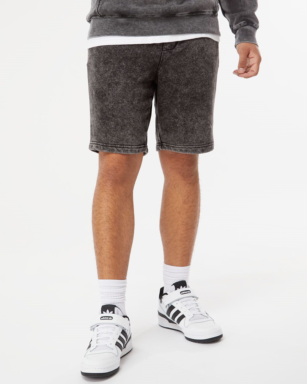 Unisex Mineral Wash Fleece Shorts - PRM50STMW