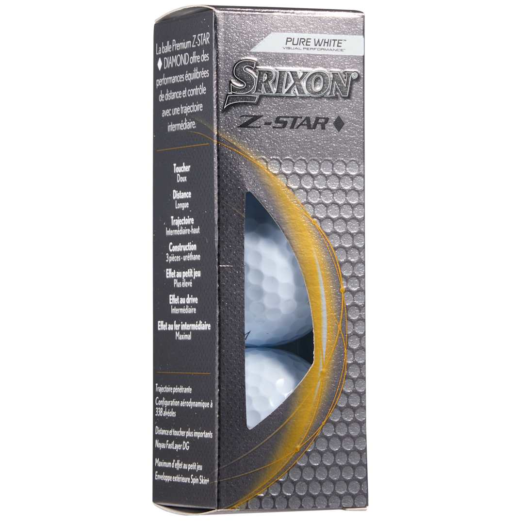 Srixon Z-STAR DIAMOND Golf Balls - 3 Pack