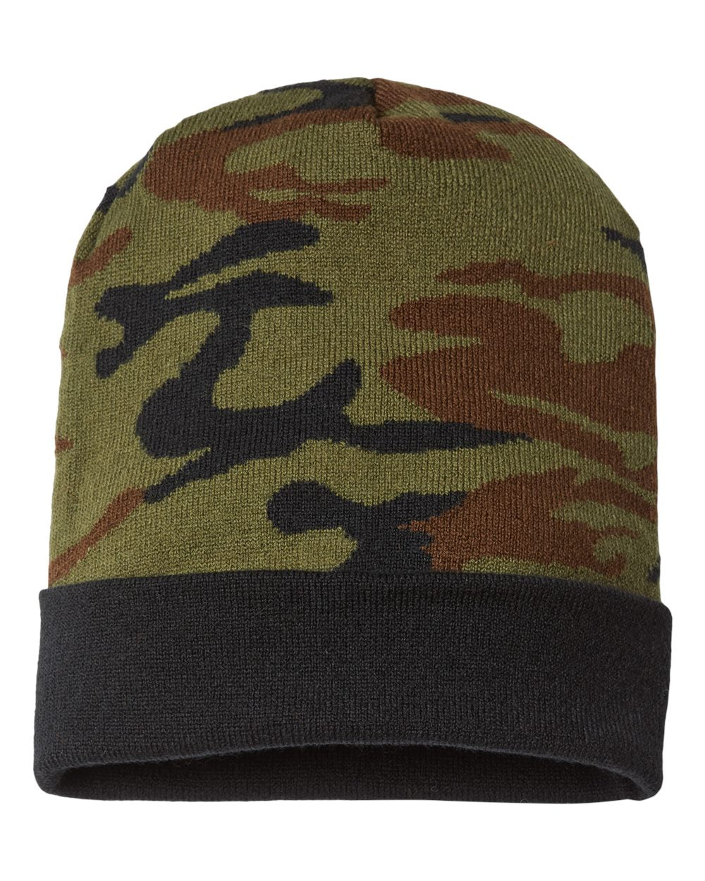 USA-Made Camo Cuffed Beanie - RKC12