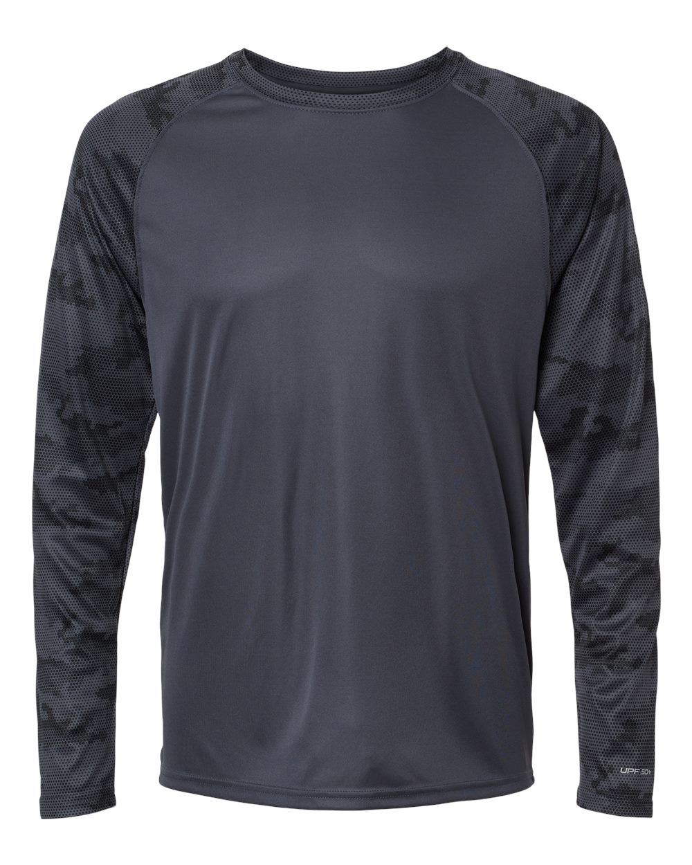 Unisex Cayman Performance Camo Colorblocked Long Sleeve T-Shirt - 216