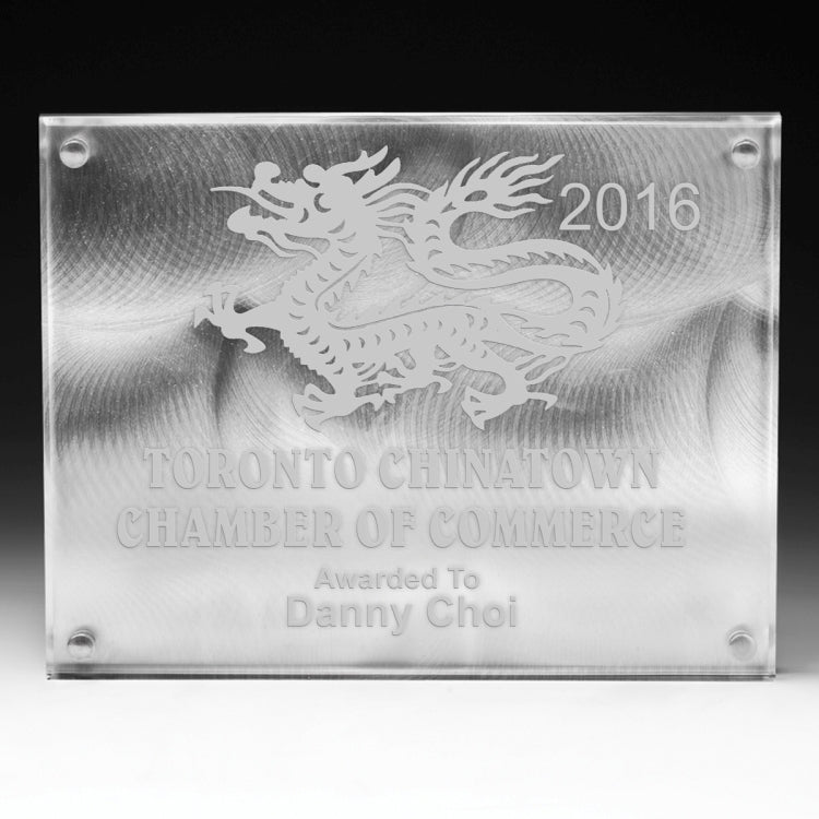 Alumo-Tech II Plaque ( 7" x 9" x 1") - Screen Print