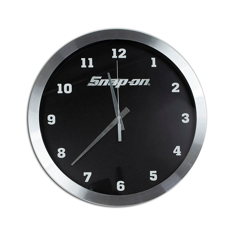 "Bridge" 14” Brushed Metal Wall Clock