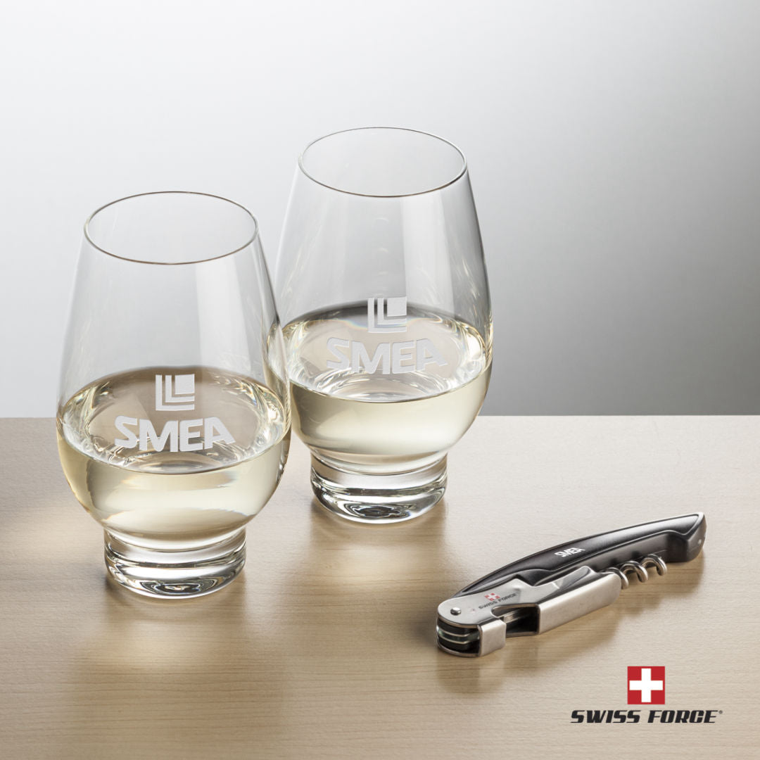 Swiss Force® Opener & Glenarden Stemless Wine