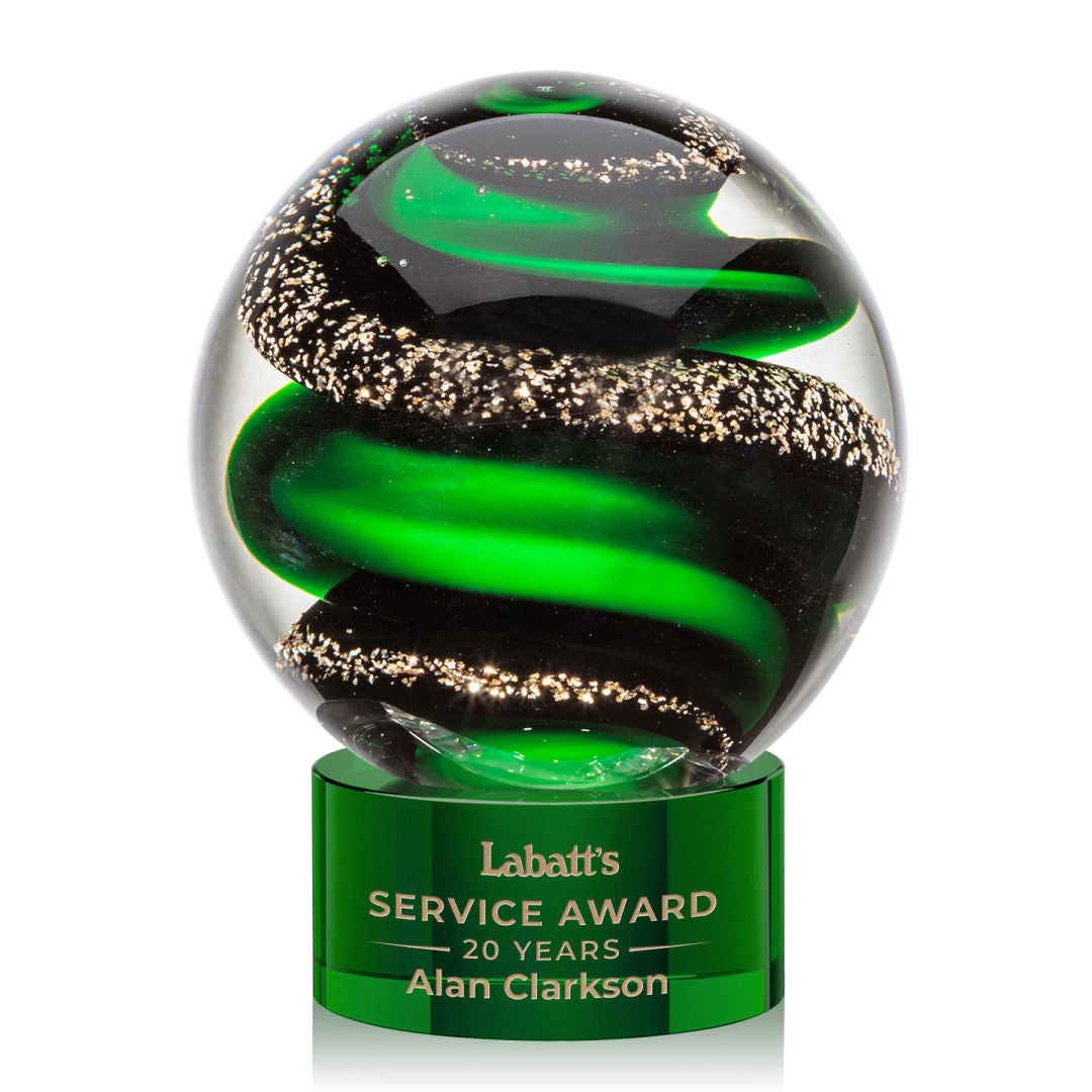 Zodiac Award on Marvel Base - Green