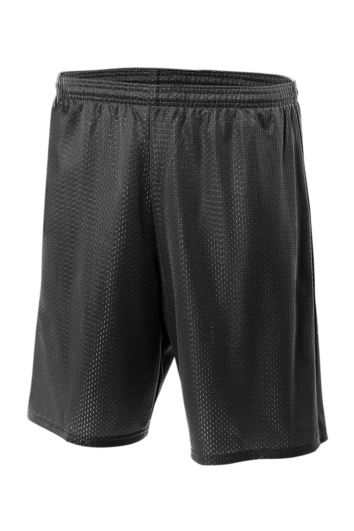 Front View of Black A4 Sprint 7" Mesh Short A4N5293 - XS
