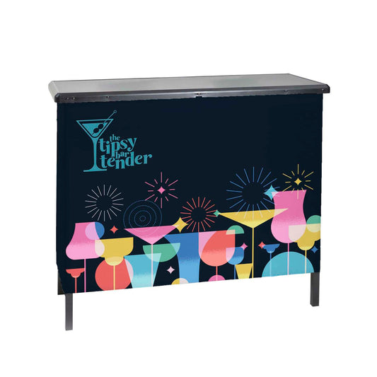 Portable Bar with Full-Bleed Wrap