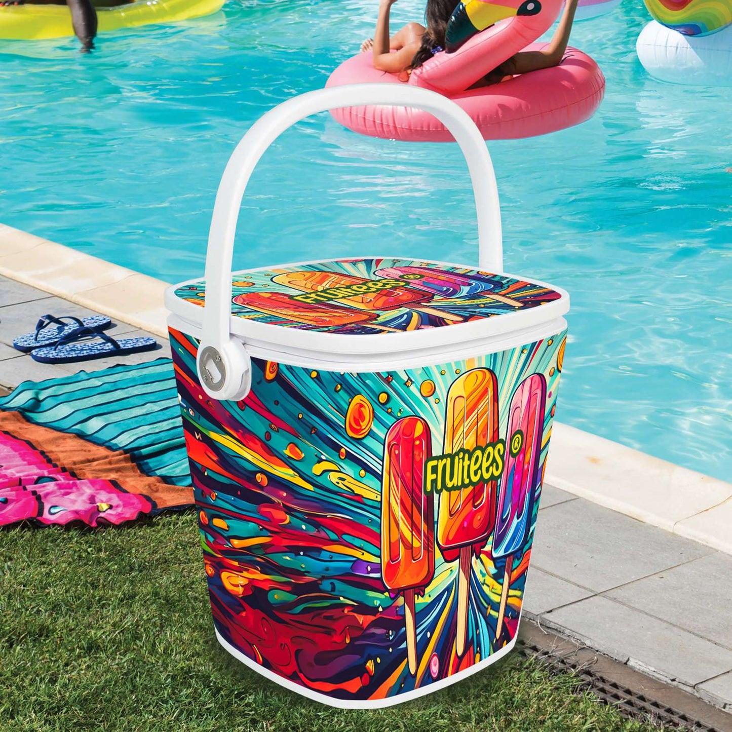 15L Mini Cool Bar, Wrap Graphic and Top Decal