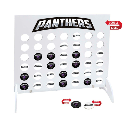 Giant 4-In-A-Row, 21 Black & 21 White Disks (Double-Sided)