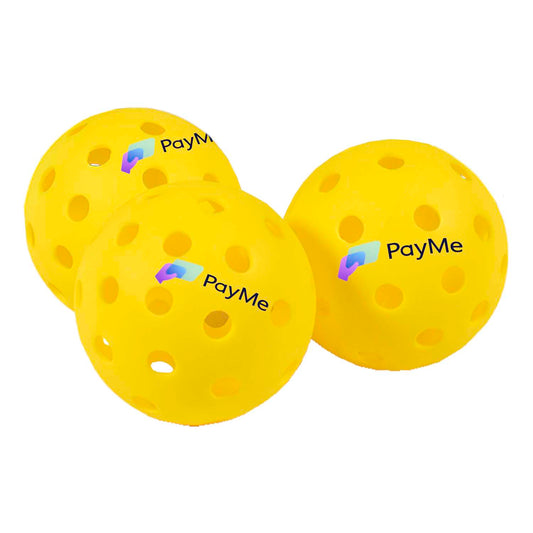 Indoor/Outdoor Pickleball Plus Imprinted Balls and Mesh Bag