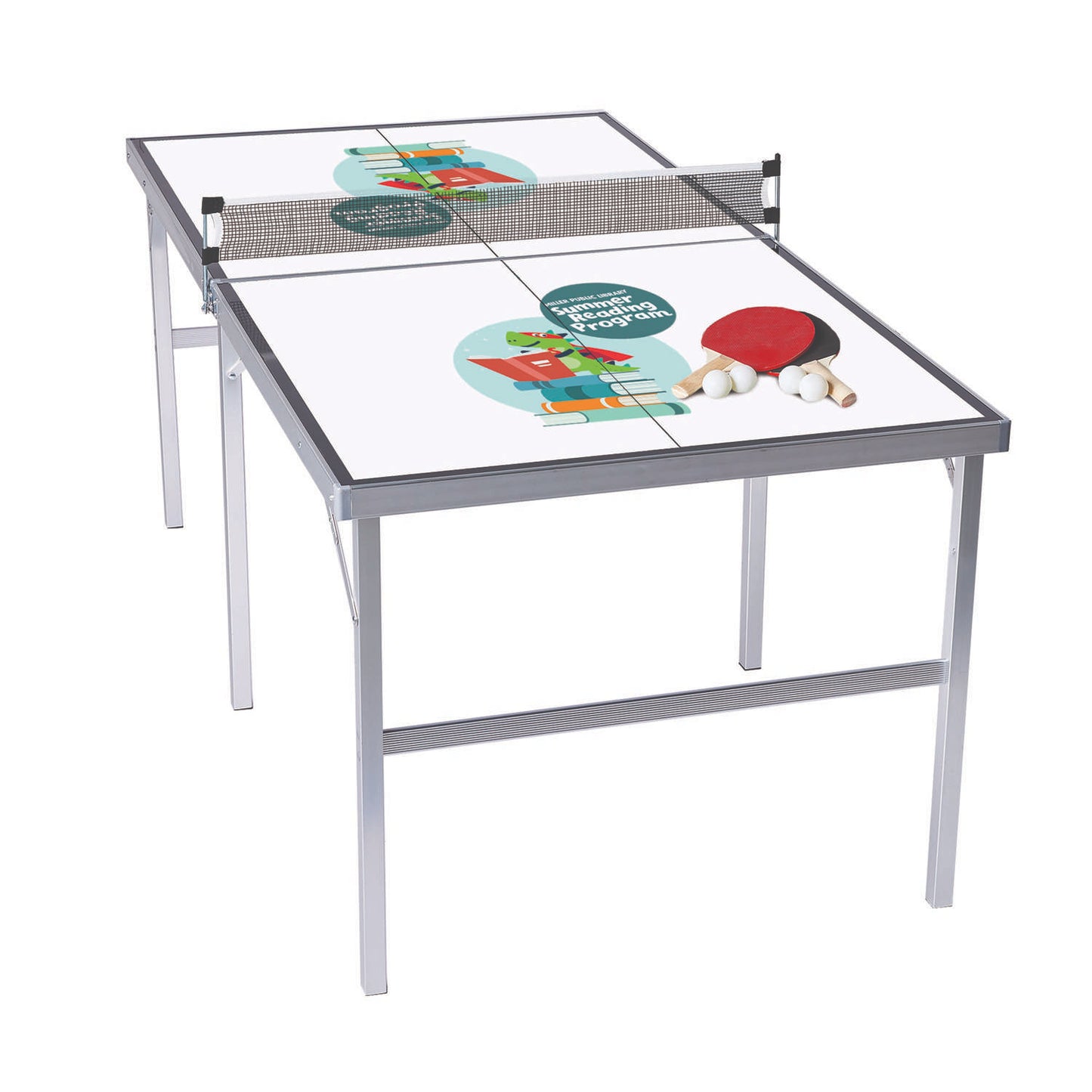 Portable Table Tennis with Decal