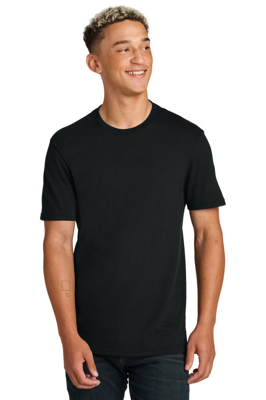 Front View of DeepBlack Allmade Unisex Recycled Blend Tee AL2300 - XS