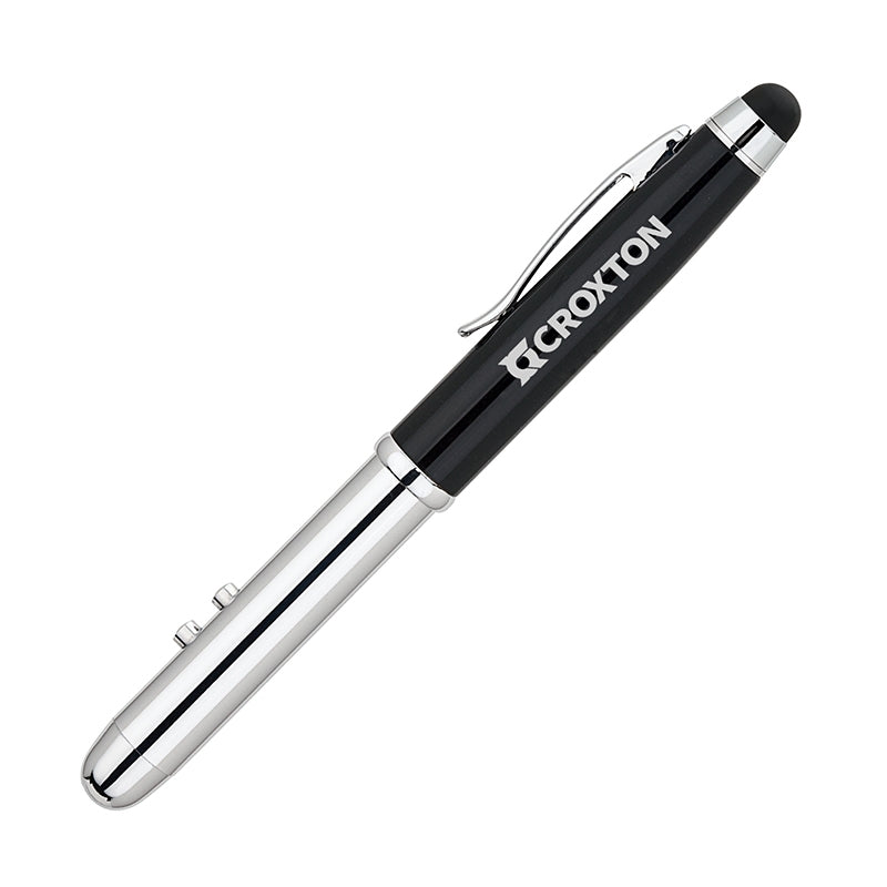 Black Versatile 4-in-1 Ballpoint Pen