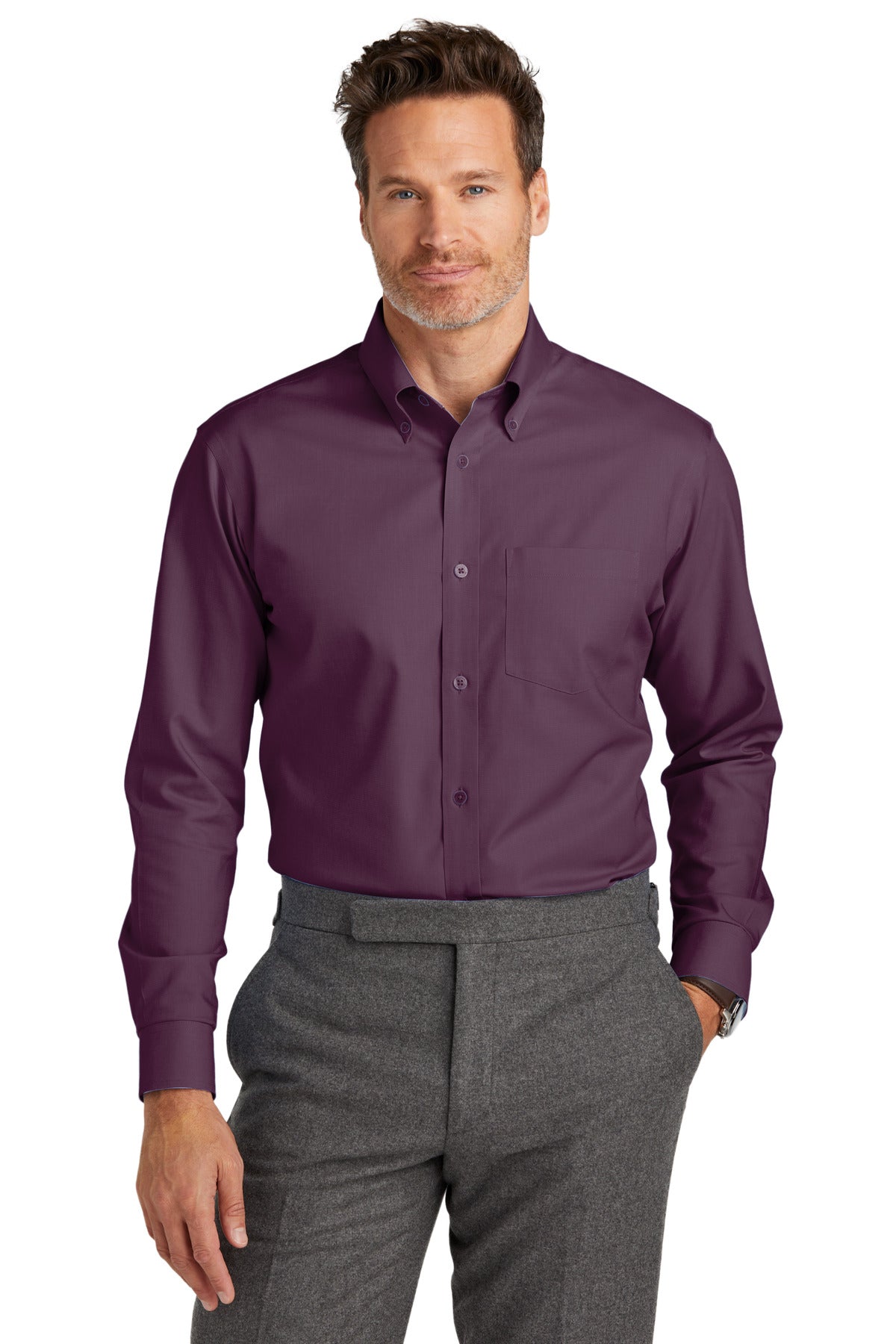 SanMar BB18002_navyblazervintageport_model_front.jpg