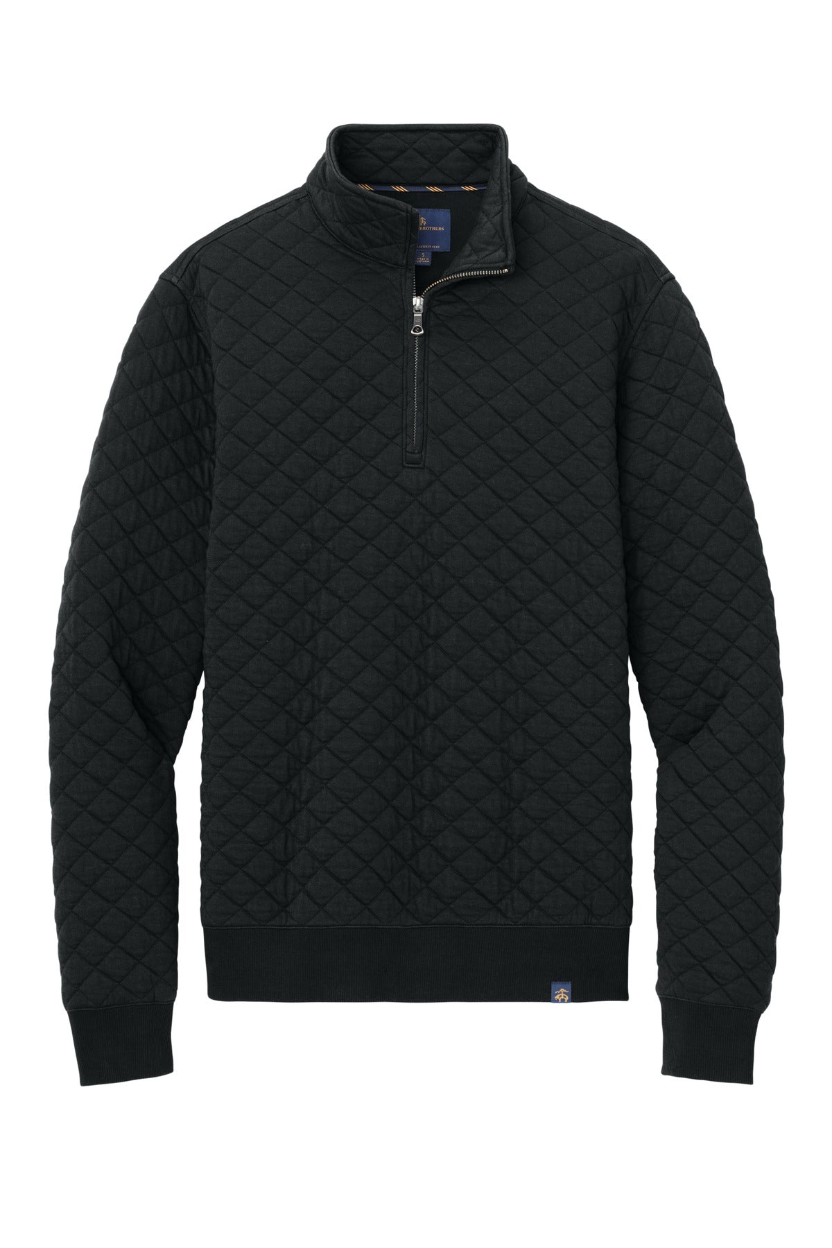 Brooks Brothers Diamond Quilt 1/4-Zip BB18212