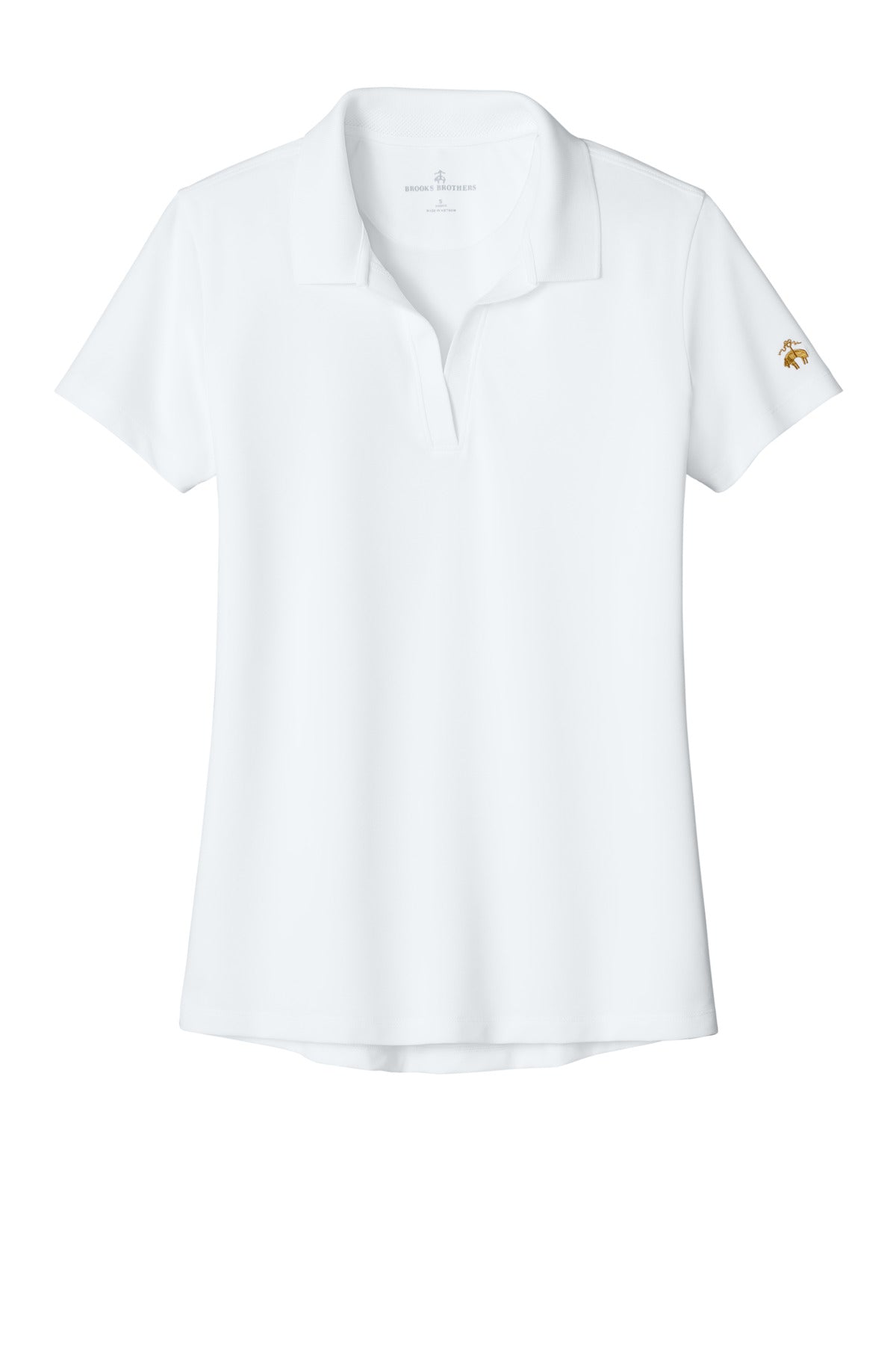 Brooks Brothers Women's Mesh Pique Performance Polo BB18221