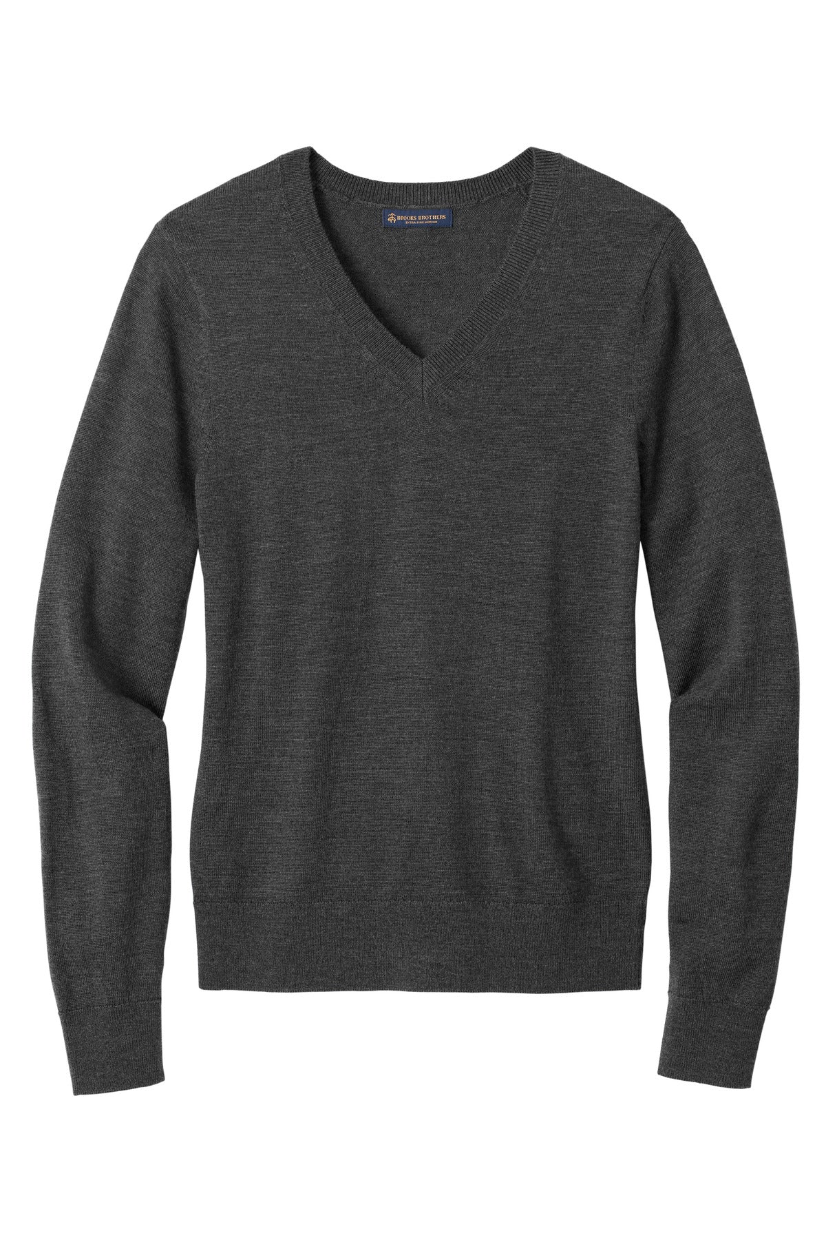 Brooks Brothers Women's Washable Merino V-Neck Sweater BB18411