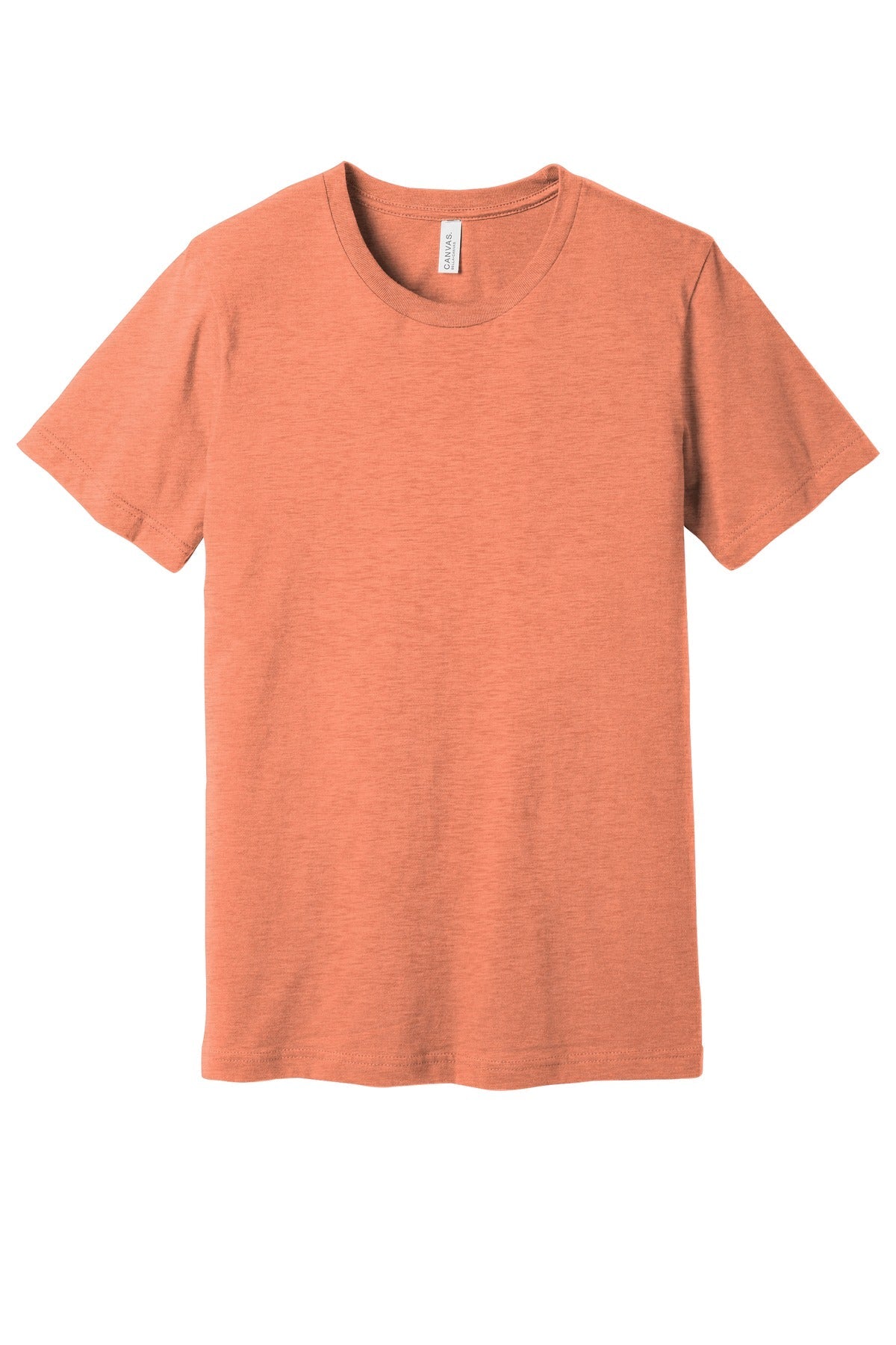 SanMar BC3001CVC_hthrprismsuset_flat_front.jpg?v=1762269765