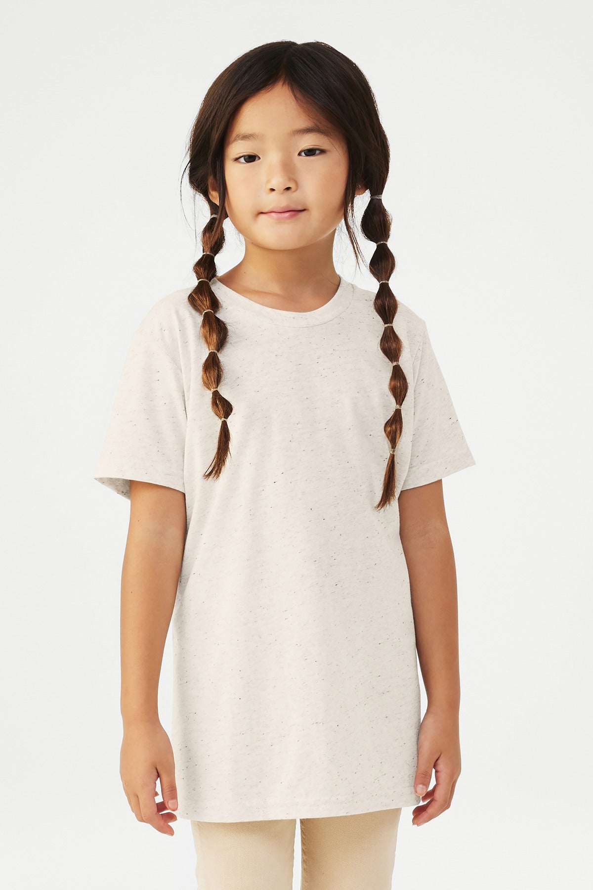 SanMar BC3413Y_oatmealtriblend_model_front.jpg?v=1762274203