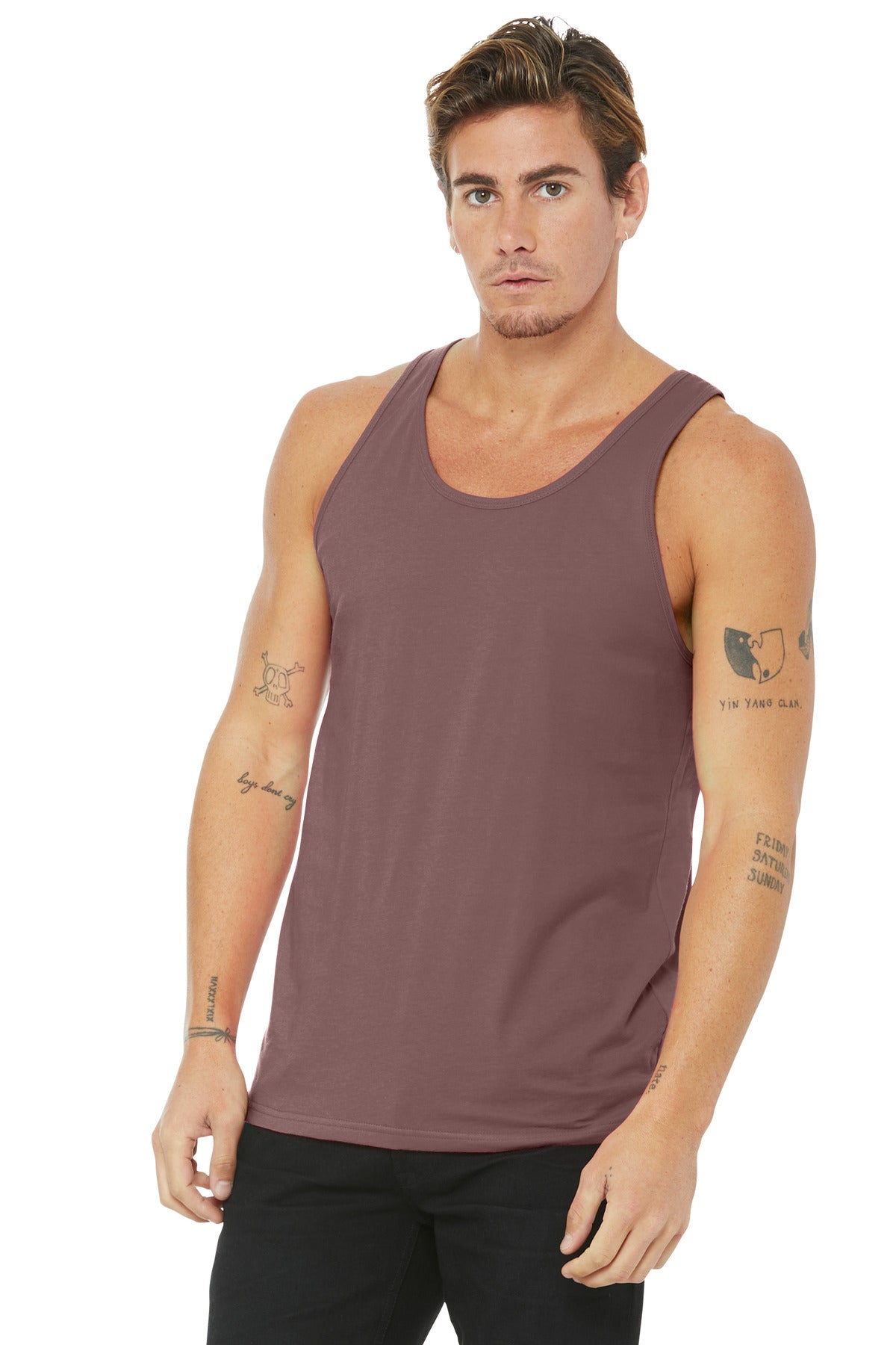 SanMar BC3480_mauve_model_front.jpg