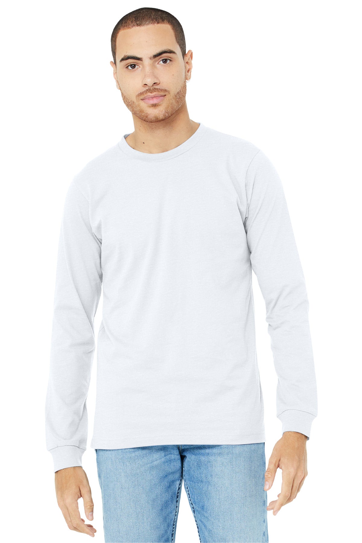 BELLA+CANVAS Unisex Heather CVC Long Sleeve Tee BC3501CVC