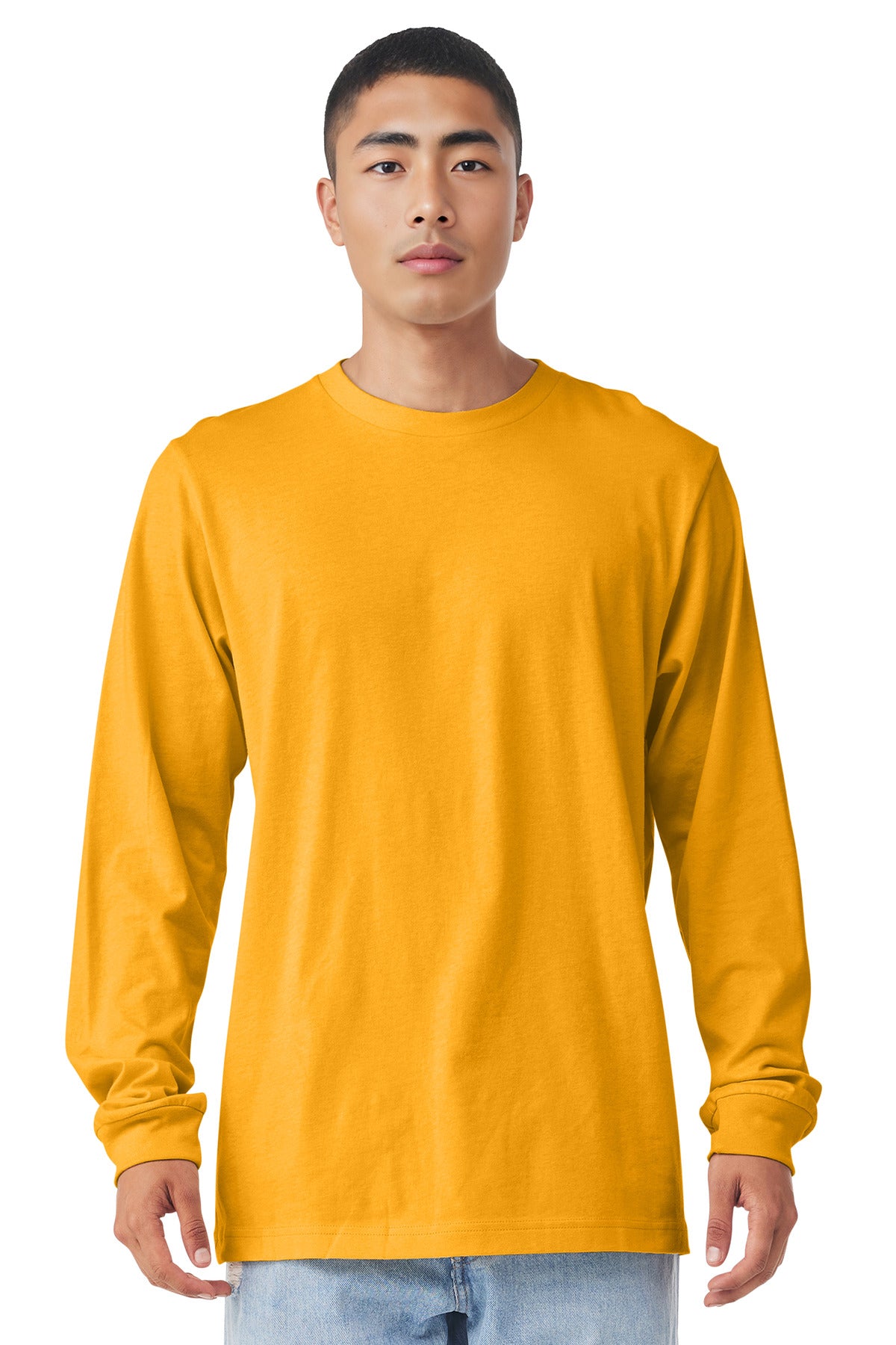 SanMar BC3501_gold_model_front.jpg