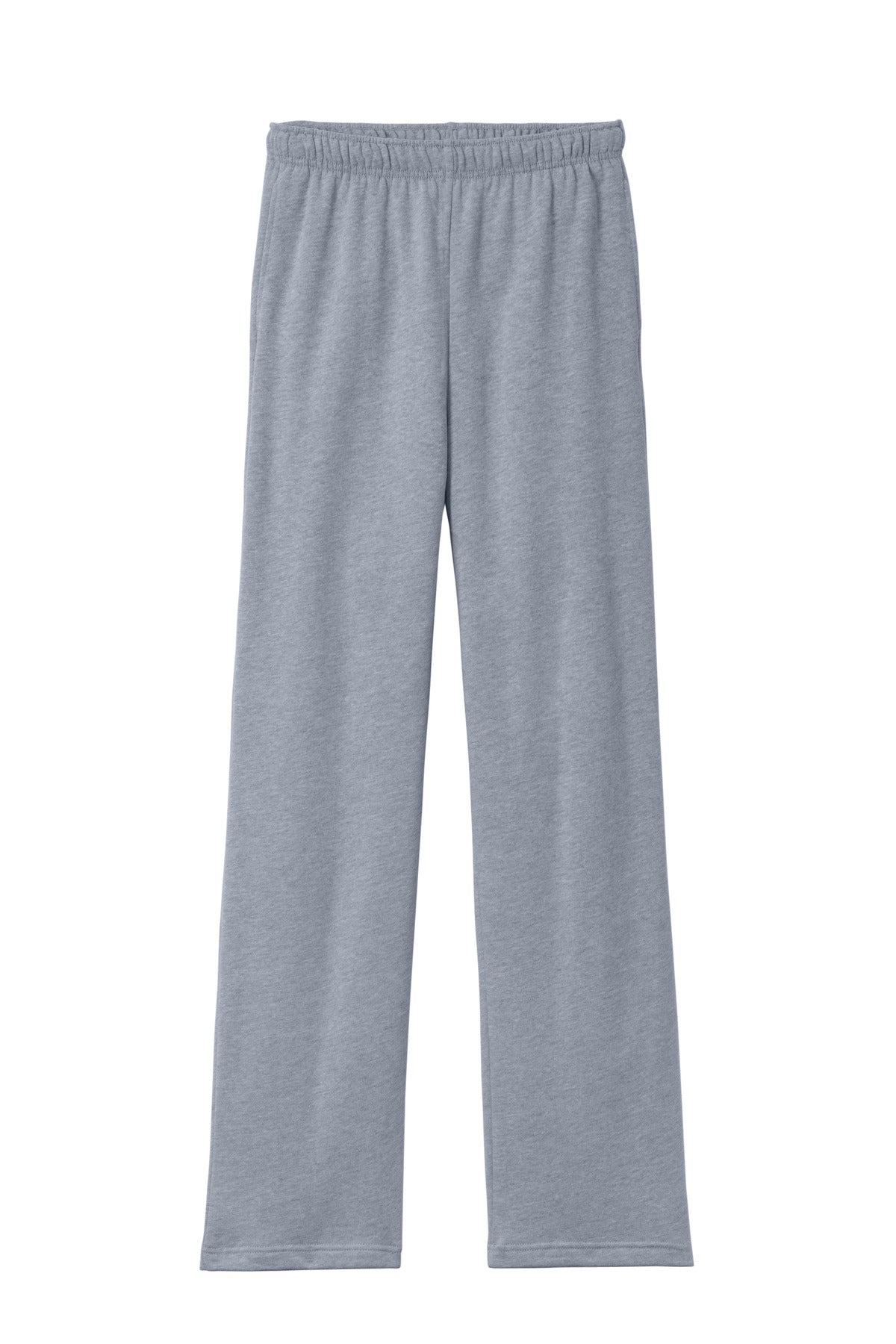 Front View of AthlHthr BELLA+CANVAS Unisex Sponge Fleece Straight Leg Sweatpant BC3725 - XS