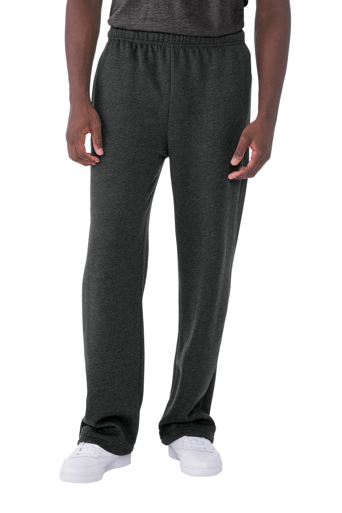 SanMar BC3725_darkgreyheather_model_front.jpg