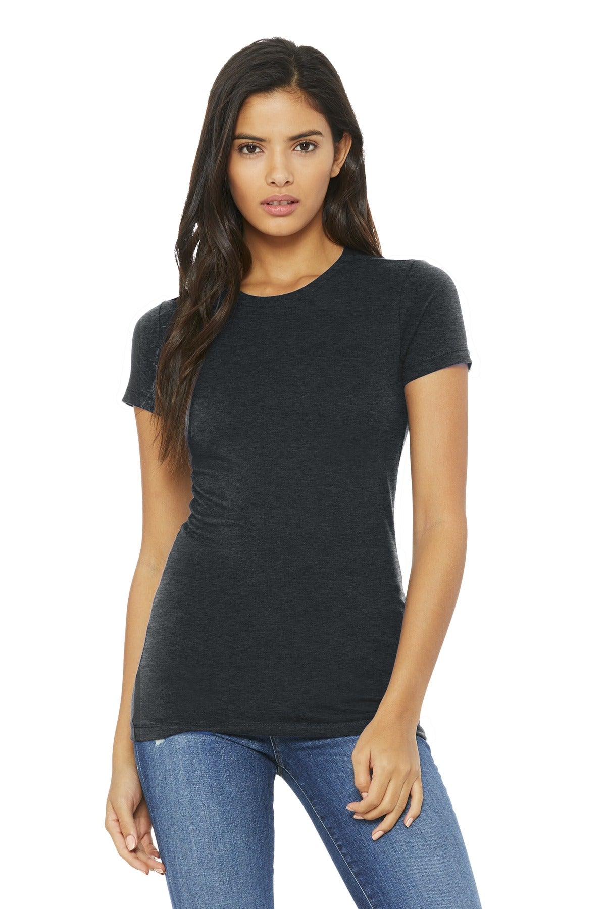 SanMar BC6004_darkgreyheather_model_front_062018.jpg