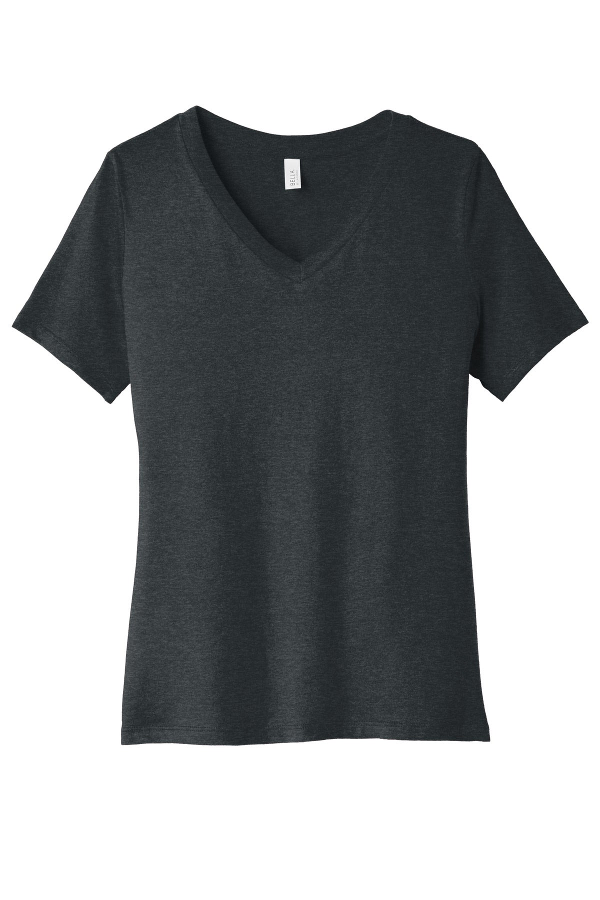 BELLA+CANVAS Women's Relaxed Heather CVC V-Neck Tee BC6405CVC