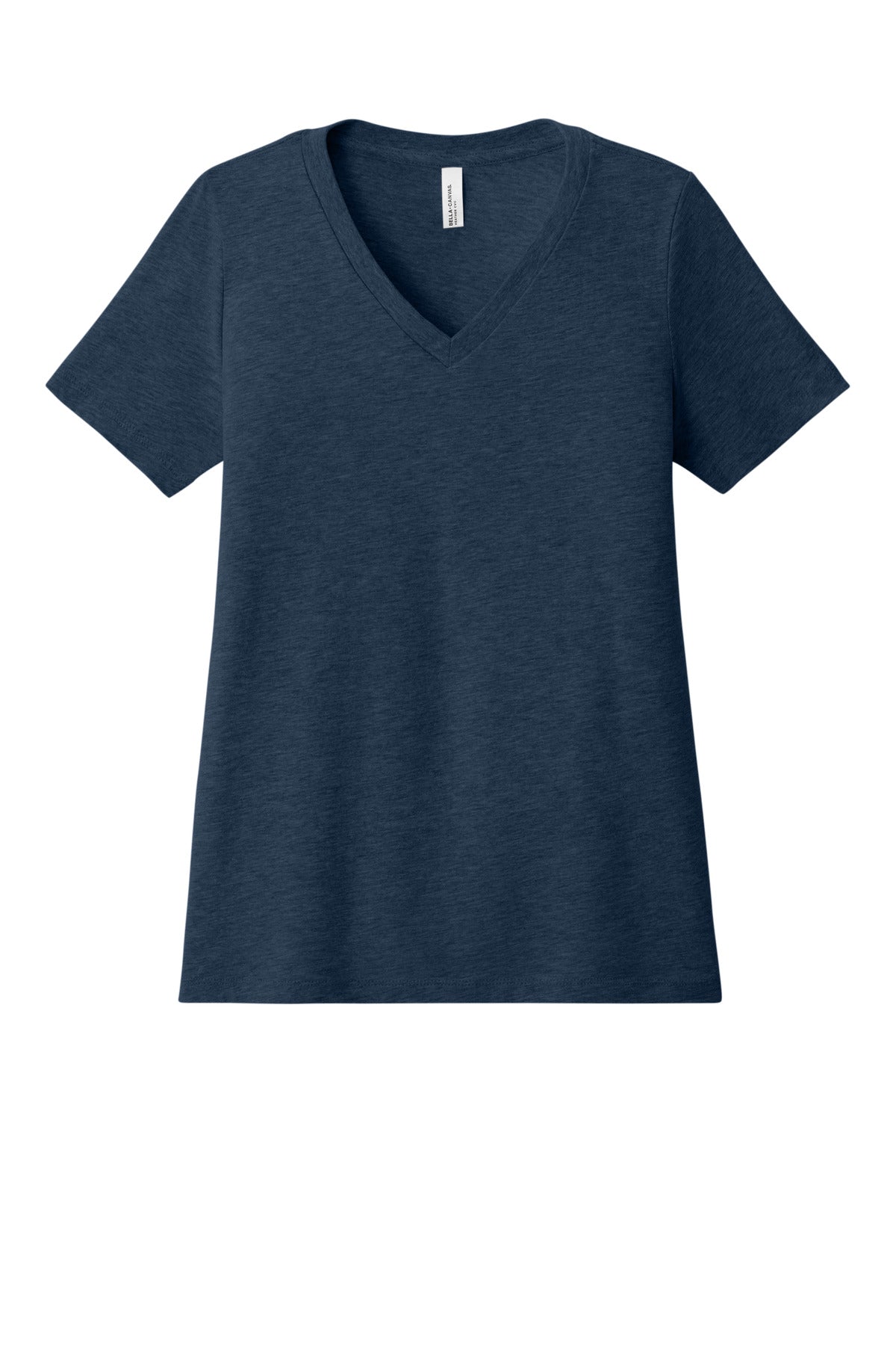 BELLA+CANVAS Women's Relaxed Heather CVC V-Neck Tee BC6405CVC