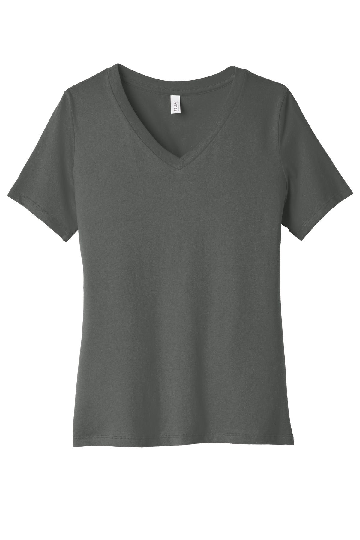 BELLA+CANVAS Women's Relaxed Jersey Short Sleeve V-Neck Tee. BC6405