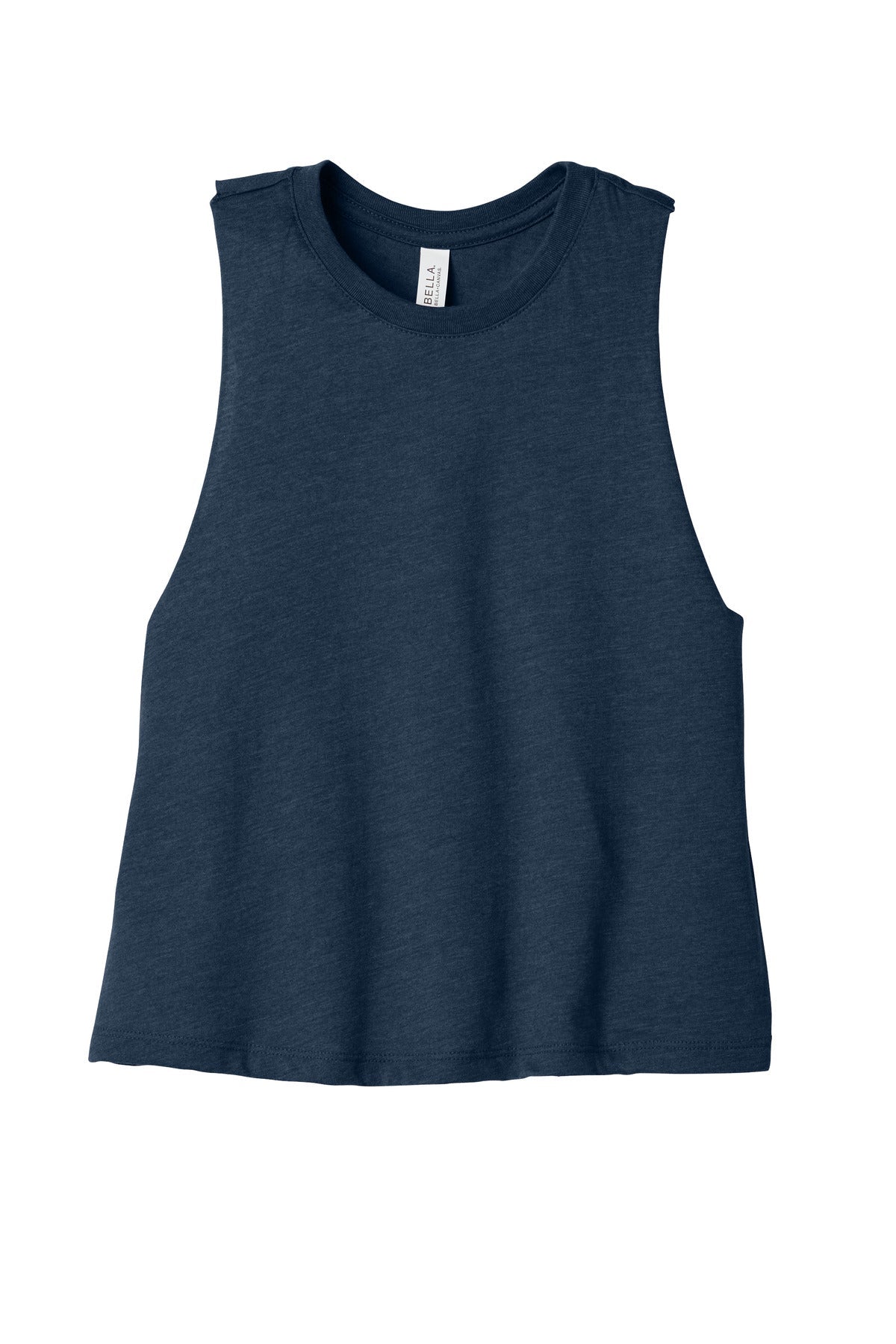 SanMar BC6682_heathernavy_flat_front.jpg?v=1762274629