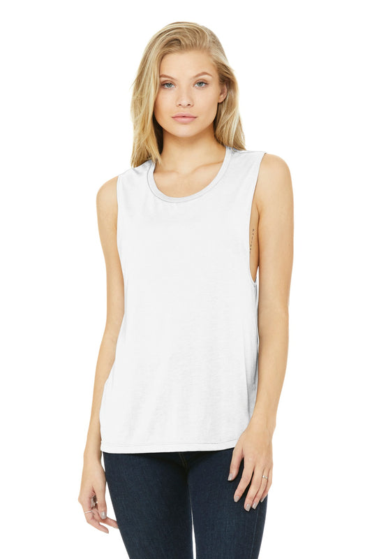 BELLA+CANVAS Women's Flowy Scoop Muscle Tank. BC8803