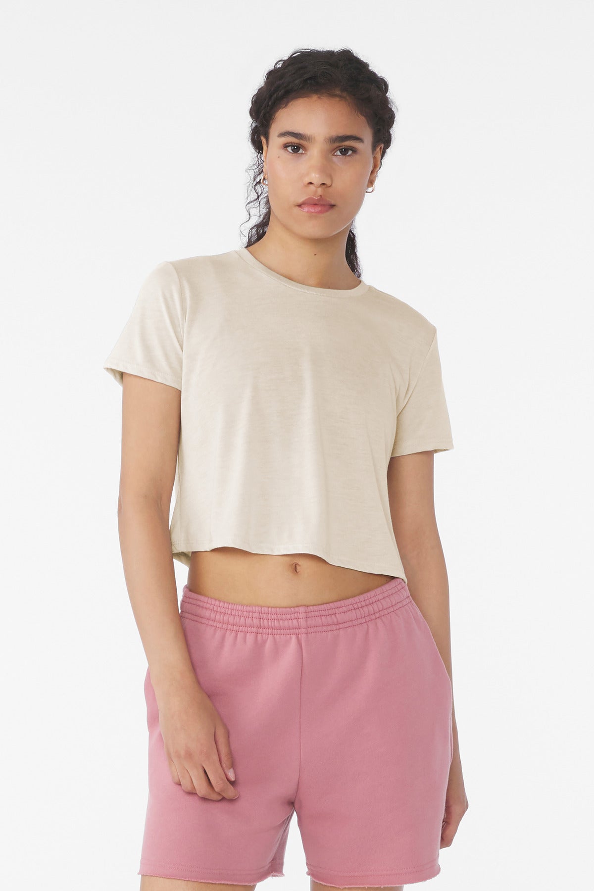 BELLA+CANVAS Women's Flowy Cropped Tee BC8882