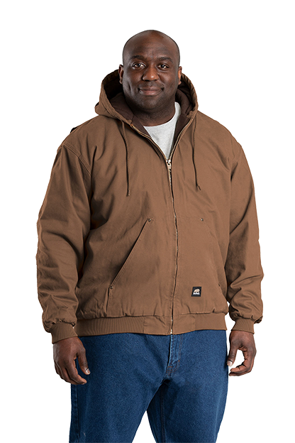 Bark Berne Heartland Washed Duck Hooded Jacket - S