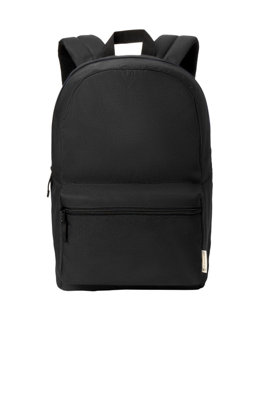 Front View of DeepBlack Port Authority C-FREE Recycled Backpack BG270