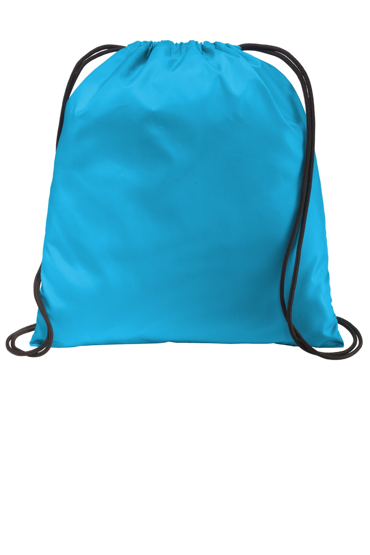 Front View of Turquoise Port Authority Ultra-Core Cinch Pack. BG615
