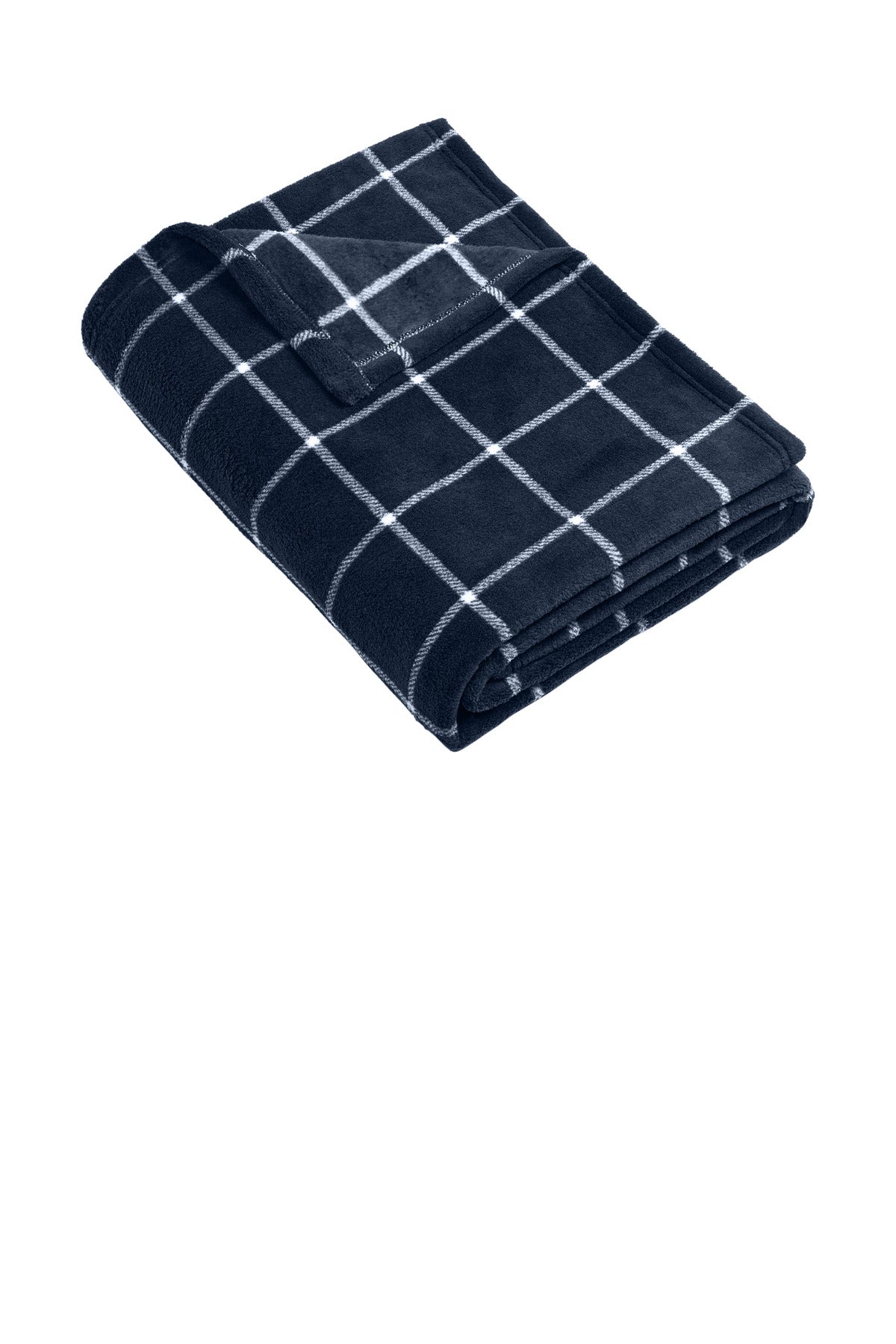SanMar BP31_rverblunvymarshmallwcheck_blanket_front.jpg